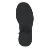 Черные ботинки на шнуровке из кожи на подкладке из натуральной шерсти на квадратном каблуке