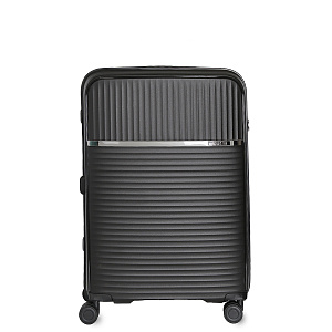 Черный чемодан из полипропилена