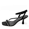 Черные босоножки из кожи CorsoComo