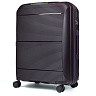 Фиолетовый универсальный чемодан из полипропилена
