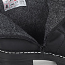Черные ботинки из экокожи на пряжках подкладке из текстиля