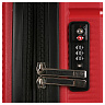 Красный универсальный чемодан из полипропилена