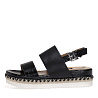 Черные сандалии из экокожи Nine West
