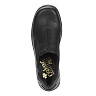 Черные ботинки на резинках из кожи на подкладке из текстиля