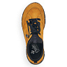 Желтые кроссовки из комбинированных материалов с подкладкой из текстиля
