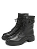 Черные зимние ботинки из кожи Respect
