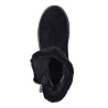 Черные кожаные полусапоги Rieker