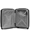Черный компактный чемодан из полипропилена