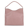 Темно-розовая сумка хобо из экокожи