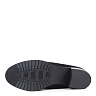 Черные велюровые сапоги на устойчивом каблуке
