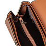 Светло-коричневая сумка сэтчел из экокожи с дополнительной ручкой