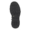Коричневые ботинки на шнуровке из кожи на подкладке из натуральной шерсти на рифленой подошве