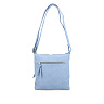 Голубая сумка-мешок из экокожи
