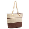 Пляжная сумка из целюлозы коричневая
