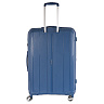 Синий вместительный чемодан из полипропилена