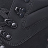 Черные ботинки хайкеры из натурального велюра и кожи с шерстяным подкладом
