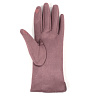 Перчатки женские тёмно-розовые