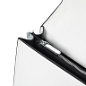 Белая сумка мессенджер из экокожи с ручкой из бусин и дополнительной ручкой