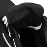 Черные утепленные кроссовки из велюра и текстиля