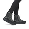 Черные дутики из экокожи Rieker