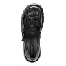 Черные туфли из гладкой кожи