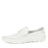 Белые кроссовки из гладкой кожи CorsoComo