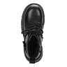 Черные ботинки из кожи