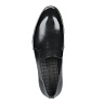 Черные туфли из кожи без подкладки
