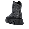 Черные дутики из экокожи Rieker