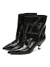 Черные ботильоны из кожи RESPECT PREMIUM