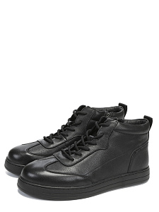 Черные кеды из кожи