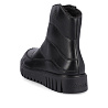 Черные дутики из экокожи Rieker