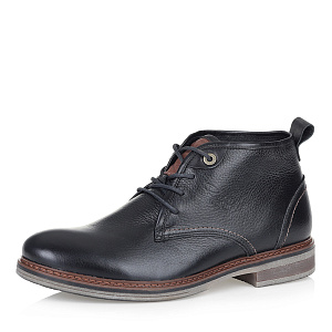 Черные ботинки на натуральном меху