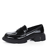 Черные лоферы из кожи CorsoComo