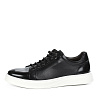 Черные кеды из гладкой кожи CorsoComo