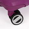 Фиолетовый универсальный чемодан из полипропилена
