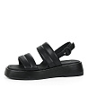 Черные сандалии из кожи CorsoComo