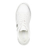 Белые кроссовки из экокожи