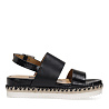 Черные сандалии из экокожи Nine West