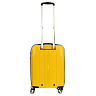 Желтый чемодан из полипропилена