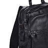 Черный рюкзак из натуральной кожи