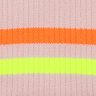 Носки средней длины, розовые с полосками, р. 36-38