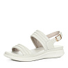 Белые сандалии из стеганной экокожи на подкладке из экокожи Nine West