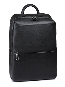 Черный рюкзак из кожи