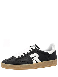 Черные кеды из кожи