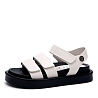 Сандалии из гладкой кожи рисового цвета CorsoComo