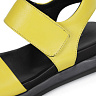 Желтые сандалии из кожи