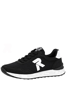 Черные кроссовки из текстиля