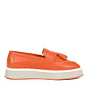 Оранжевые закрытые туфли из кожи CorsoComo