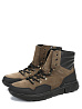 Коричневые зимние ботинки из кожи Respect